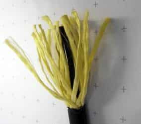 kevlar braid is no problem for our brushing machines