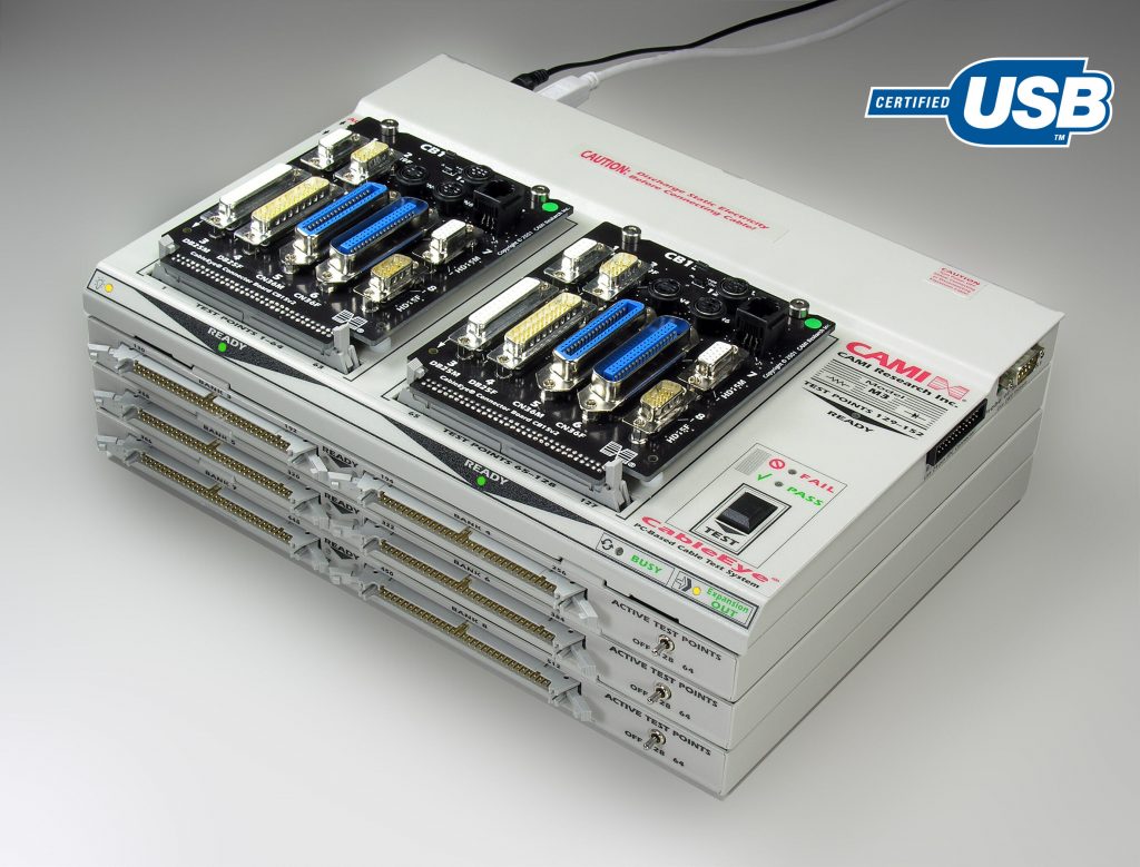 Cableeye Cable Tester - Testing 3 cable tester 512 test pins