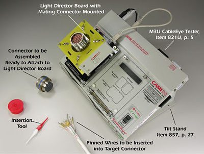 light director - light guided cable assembly
