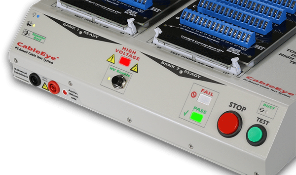 Cableeye Cable Tester - Testing 7 hvx front panel