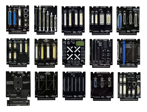 a small selection of connector interface boards